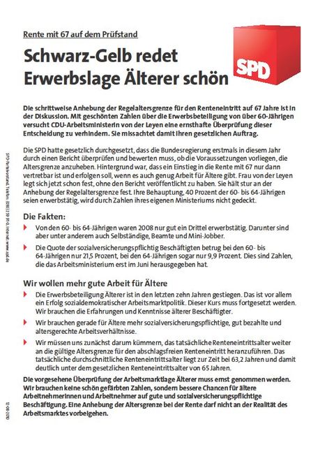 SPD Flugblatt Rente</p>

<p>mit 67